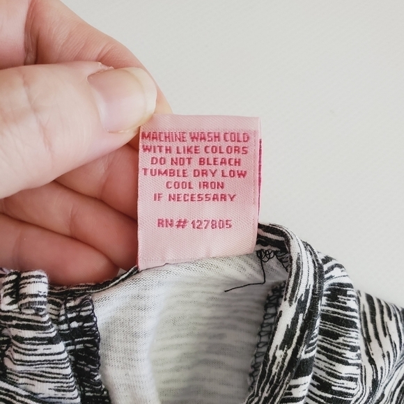 K1327 * U.S. Polo Assn. Girls Dress Black White Size 12M - Picture 5 of 8